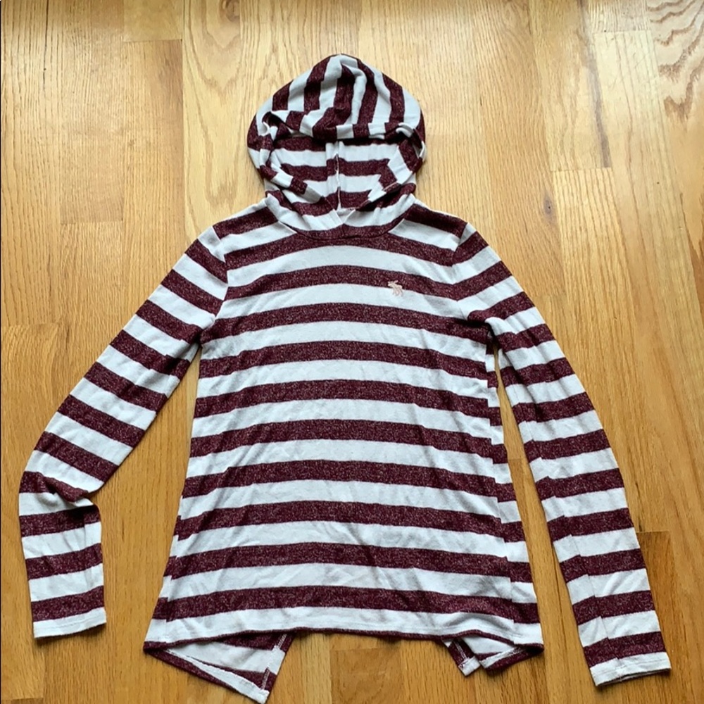 Abercrombie kids hooded long sleeve shirt